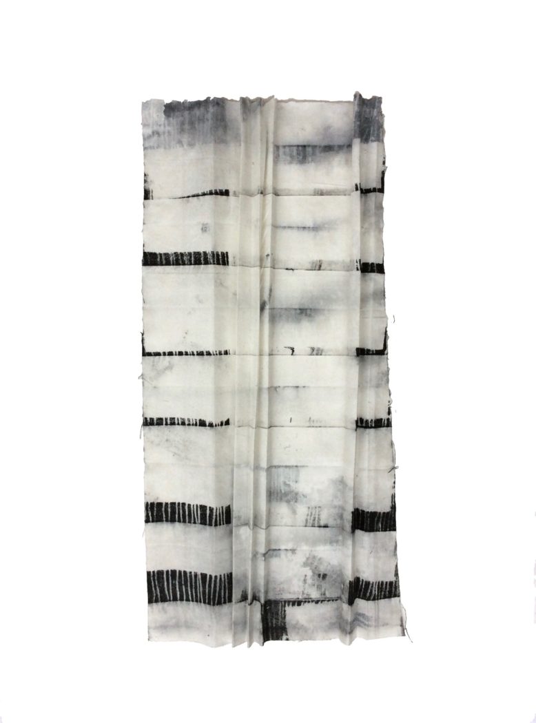Muriel Valat-B, Le plus profond c’est la peau n°1, 2019.13x29 cm.